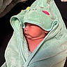 Benito joined the competition — help win amazing prizes! baby, newborn, sleeping, towel, hood, mint_green, soft, wrapped, cozy, cute, hand, blanket, infant, face, skin, rest, comfort, indoors, portrait, child