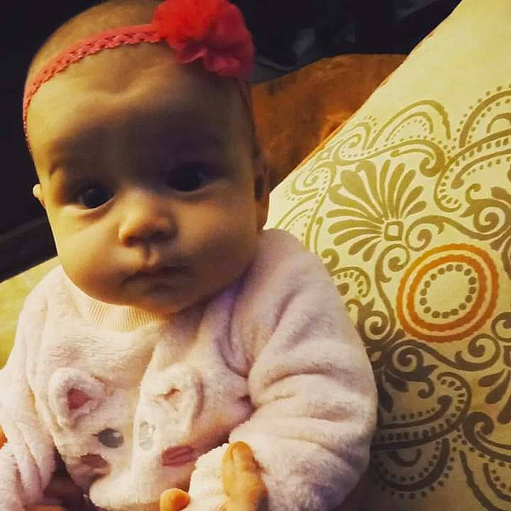 Jade joined the competition — help win amazing prizes! baby, baby_toddler_clothing, cap, cheek, child, comfort, ear, finger, happy, head, human_body, iris, lip, mouth, nose, person, pink, skin, sleeve, textile