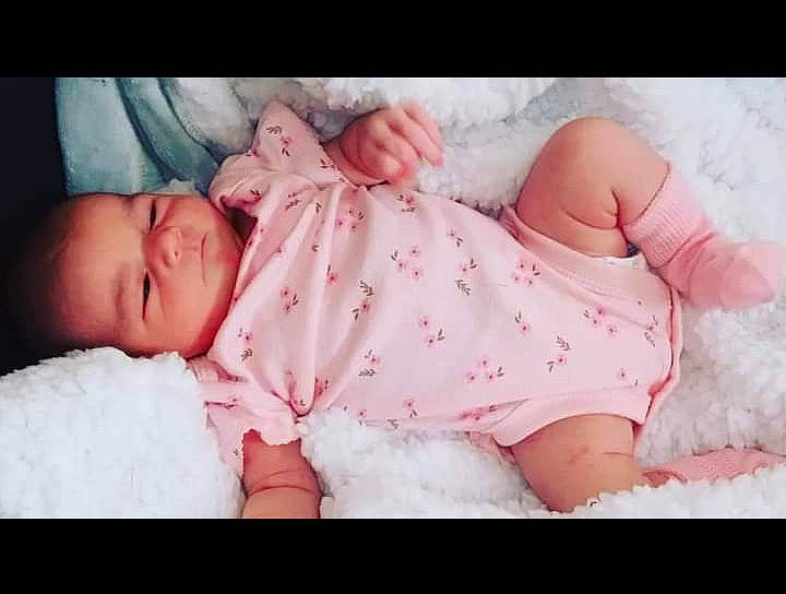 Jade joined the competition — help win amazing prizes! arm, baby, baby_sleeping, baby_toddler_clothing, cheek, child, collar, comfort, eye, finger, hand, headgear, human_body, linens, pattern, person, pink, skin, sleeve, textile