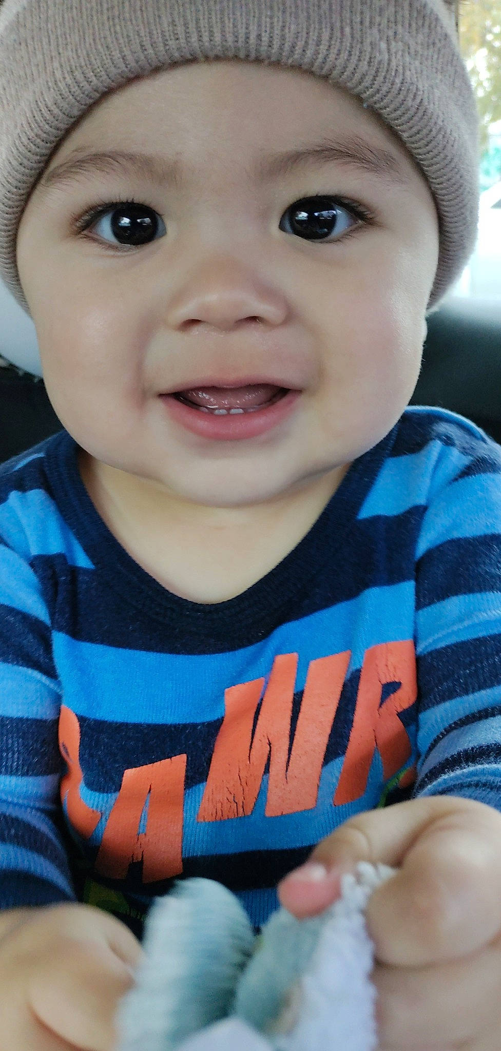 Malaki joined the competition — help win amazing prizes! blue, cap, cheek, chin, eye, eyebrow, eyelash, face, facial_expression, forehead, hat, headwear, jaw, lip, mouth, neck, nose, organ, person, skin