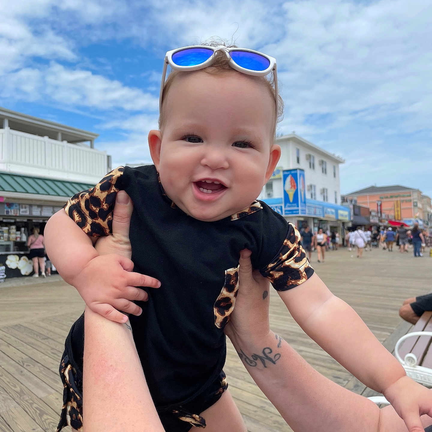 Gracelyn Maeve joined the competition — help win amazing prizes! accessories, architecture, boardwalk, bridge, building, city, clothing, face, head, outdoors, person, photography, portrait, road, shelter, street, sunglasses, urban, water, waterfront