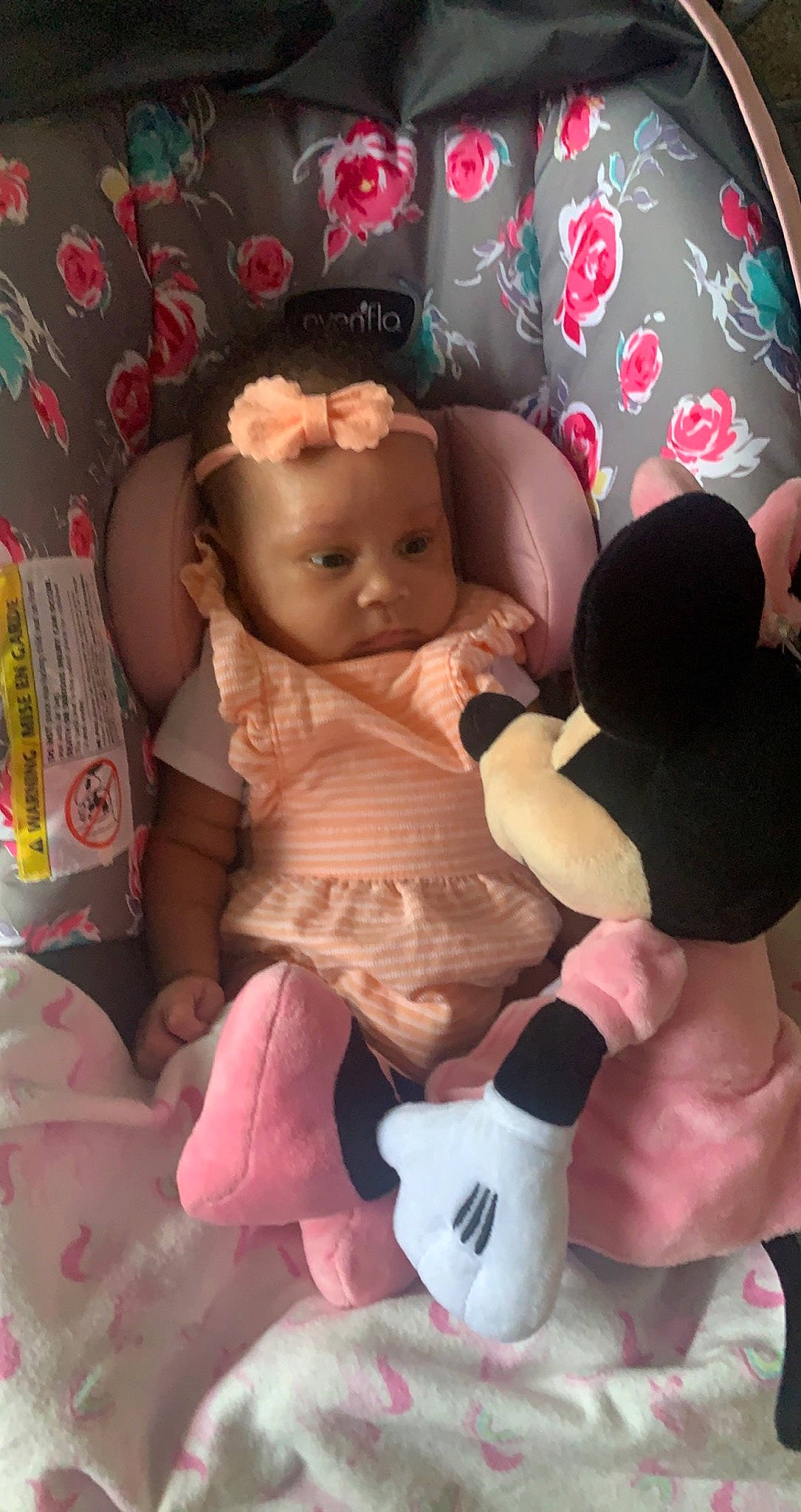 Ariana joined the competition — help win amazing prizes! arm, baby, baby_products, baby_toddler_clothing, cheek, child, comfort, doll, eyelash, fashion_accessory, headwear, lap, person, pink, room, sitting, skin, sock, stuffed_toy, textile