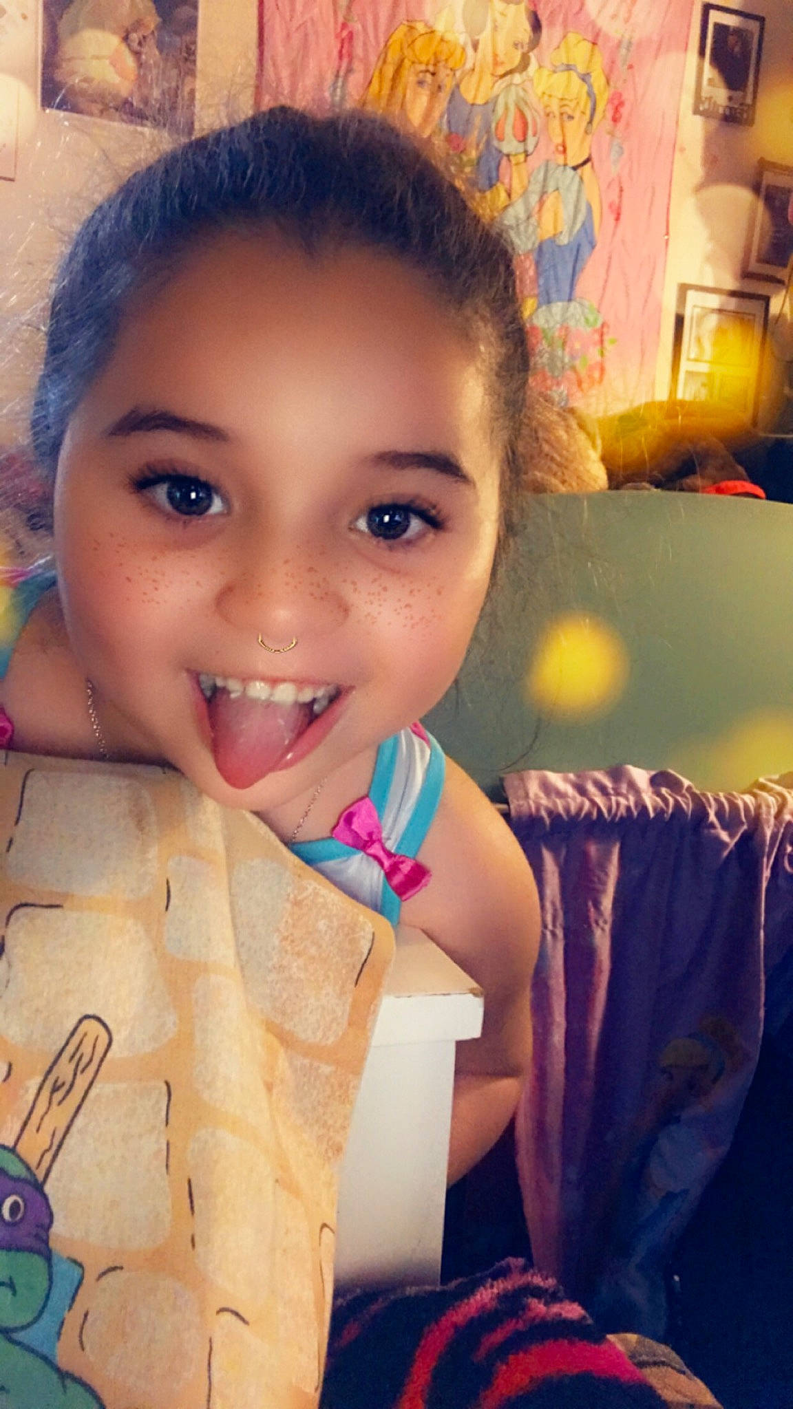 Neveah joined the competition — help win amazing prizes! cheek, child, child_model, eye, eyebrow, face, facial_expression, forehead, fun, hair, happy, head, joy, lip, mouth, nose, person, selfie, skin, smile
