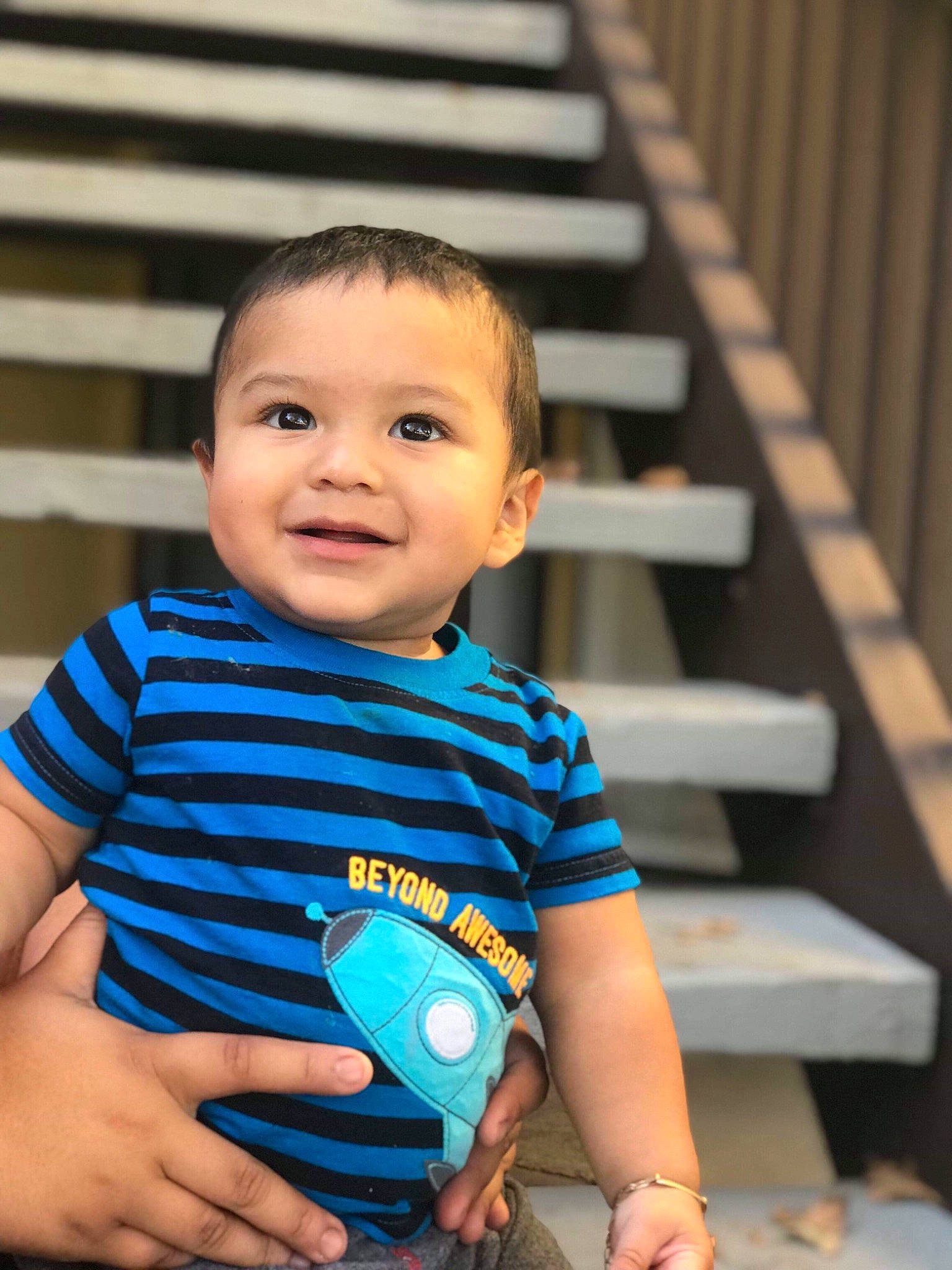 Marcos joined the competition — help win amazing prizes! blue, boy, child, day, eye, facial_expression, fun, girl, infant, person, play, product, sitting, skin, smile, toddler