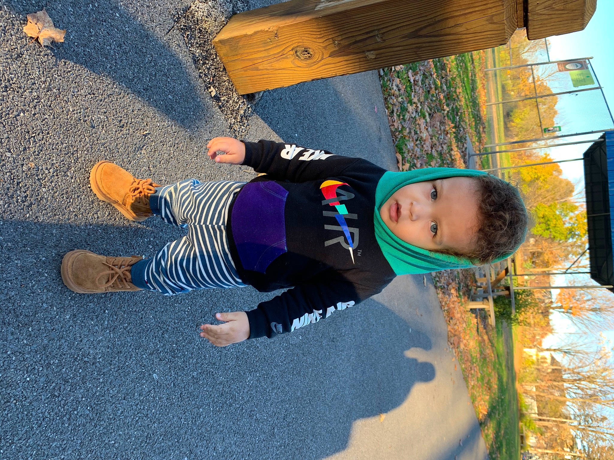 Dion joined the competition — help win amazing prizes! child, cool, fun, leisure, person, play, smile, toddler, tree, vacation