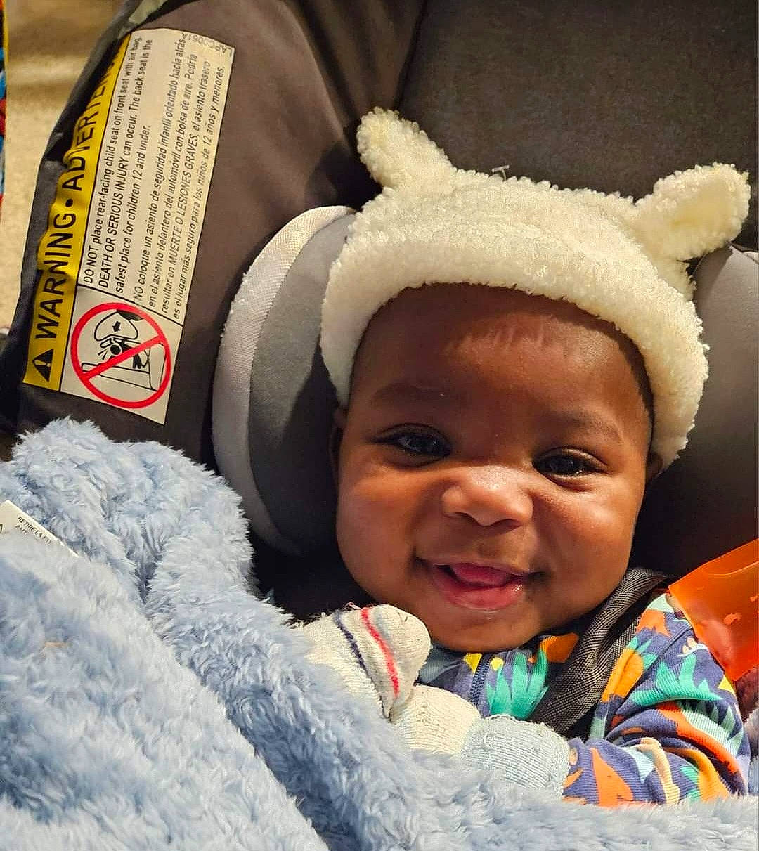 Lee joined the competition — help win amazing prizes! cap, cheek, child, costume_hat, event, eye, freezing, fun, fur, fur_clothing, happy, head, headgear, headwear, laugh, nose, person, smile, textile, toddler