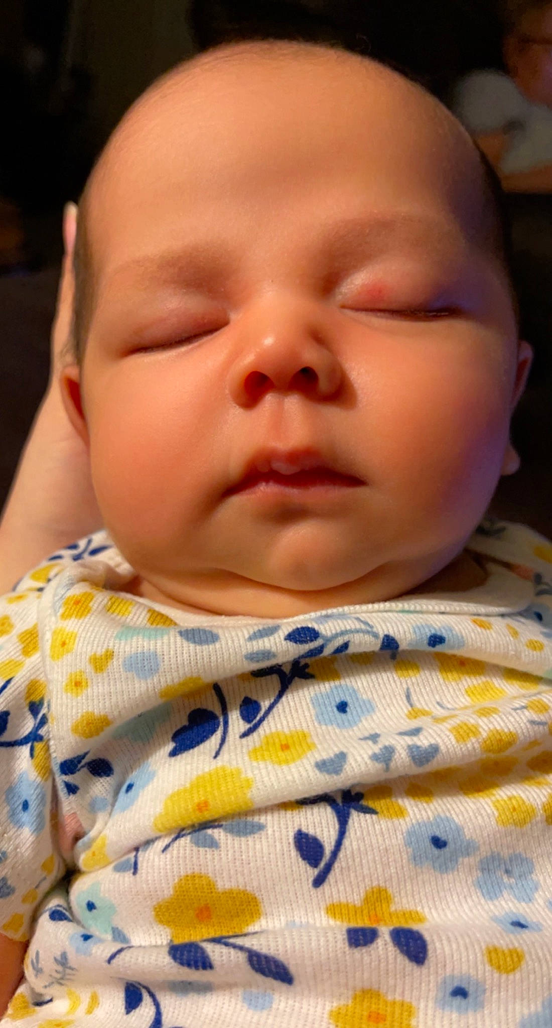 Camila is registered to the contest to win money with this photo: baby, cheek, child, chin, collar, comfort, eye, eyebrow, eyelash, face, forehead, iris, lip, mouth, neck, nose, person, skin, sleeve, textile