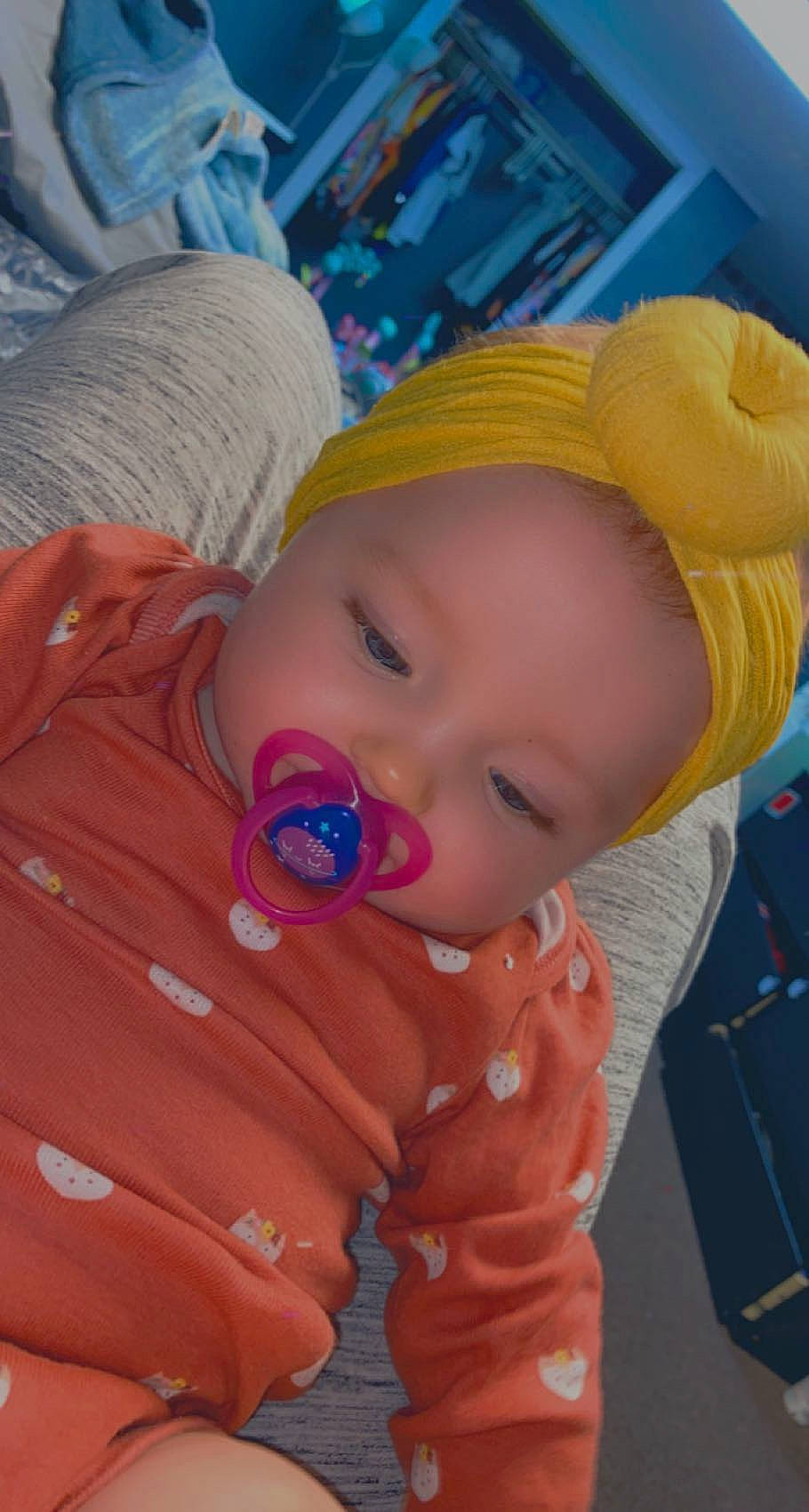 Haisley joined the competition — help win amazing prizes! baby, baby_products, baby_toddler_clothing, beanie, blue, cap, cheek, child, comfort, electric_blue, eye, eyebrow, fun, iris, lip, mouth, nose, person, skin, sleeve