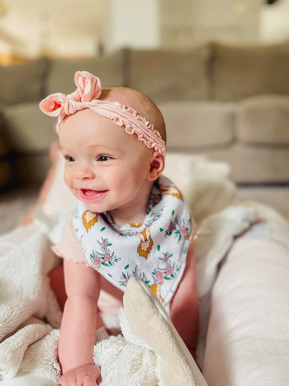 Ila is registered to the contest to win money with this photo: baby, baby_toddler_clothing, cap, child, face, fashion_accessory, flash_photography, fun, grass, hair_accessory, happy, headgear, headwear, lip, pattern, peach, person, pink, skin, sleeve