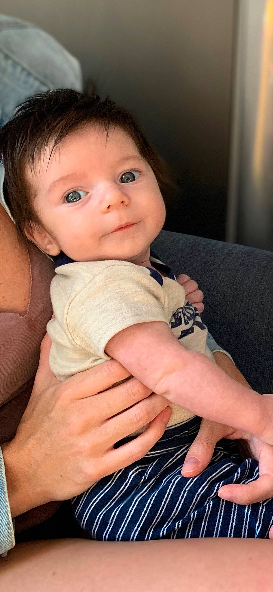 Oliver joined the competition — help win amazing prizes! baby_toddler_clothing, cheek, comfort, elbow, eye, eyelash, finger, flash_photography, gesture, hand, happy, iris, joint, leg, neck, person, shoulder, skin, sleeve, thumb