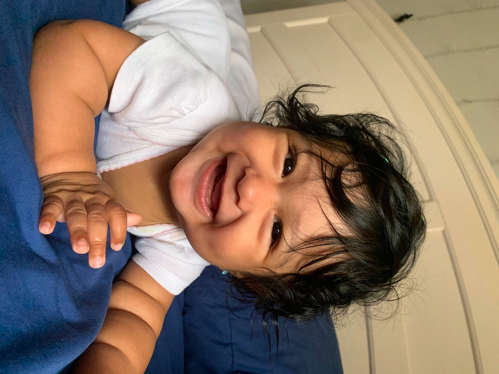 Analia is registered to the contest to win money with this photo: cheek, child, comfort, elbow, eye, eyebrow, eyelash, fun, gesture, hair, happy, joy, lip, mouth, neck, nose, person, shoulder, skin, smile