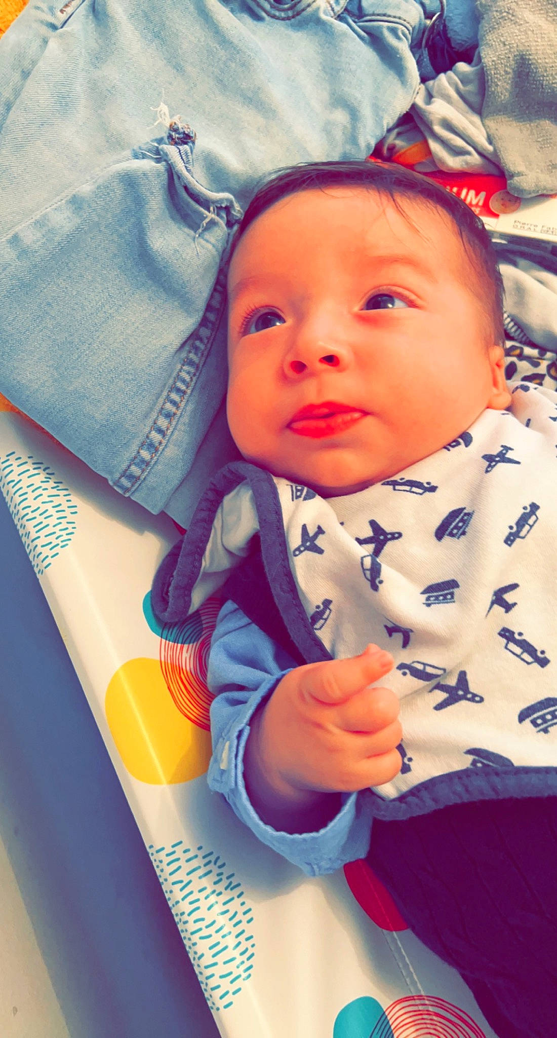 édenn a rejoint le concours — aidez-le/la à gagner de superbes lots ! baby, baby_toddler_clothing, cheek, collar, comfort, computer_keyboard, eye, face, finger, happy, head, headwear, jacket, lip, mouth, nose, person, product, skin, sleeve