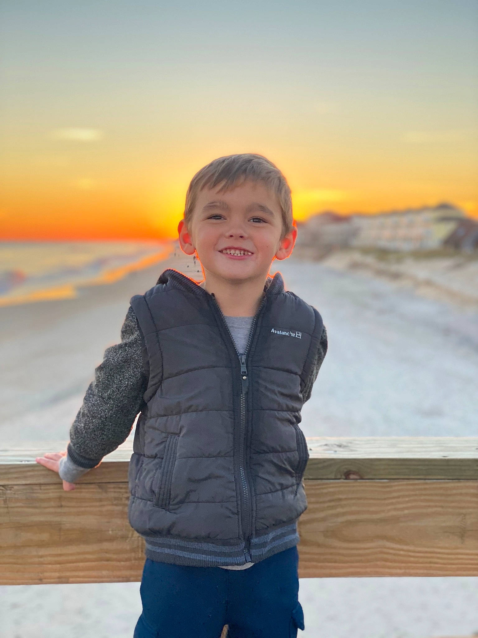 Kacen joined the competition — help win amazing prizes! cloud, face, flash_photography, freezing, fun, happy, head, horizon, jeans, joy, landscape, people_in_nature, person, sky, sleeve, smile, snow, standing, sunset, toddler