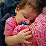 Brayleanna joined the competition — help win amazing prizes! baby, sleeping, pacifier, blanket, pink_shirt, hand, face, child, cozy, soft_texture, comfort, indoor, rest, cute, infant, peaceful, hair, skin, closeup, portrait
