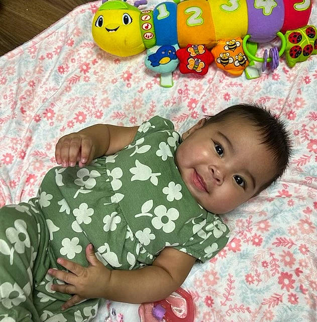 Liberty joined the competition — help win amazing prizes! baby, baby_products, baby_toddler_clothing, baby_toys, bedding, child, comfort, face, fun, happy, head, linens, pattern, person, product, room, sleeve, smile, t_shirt, textile