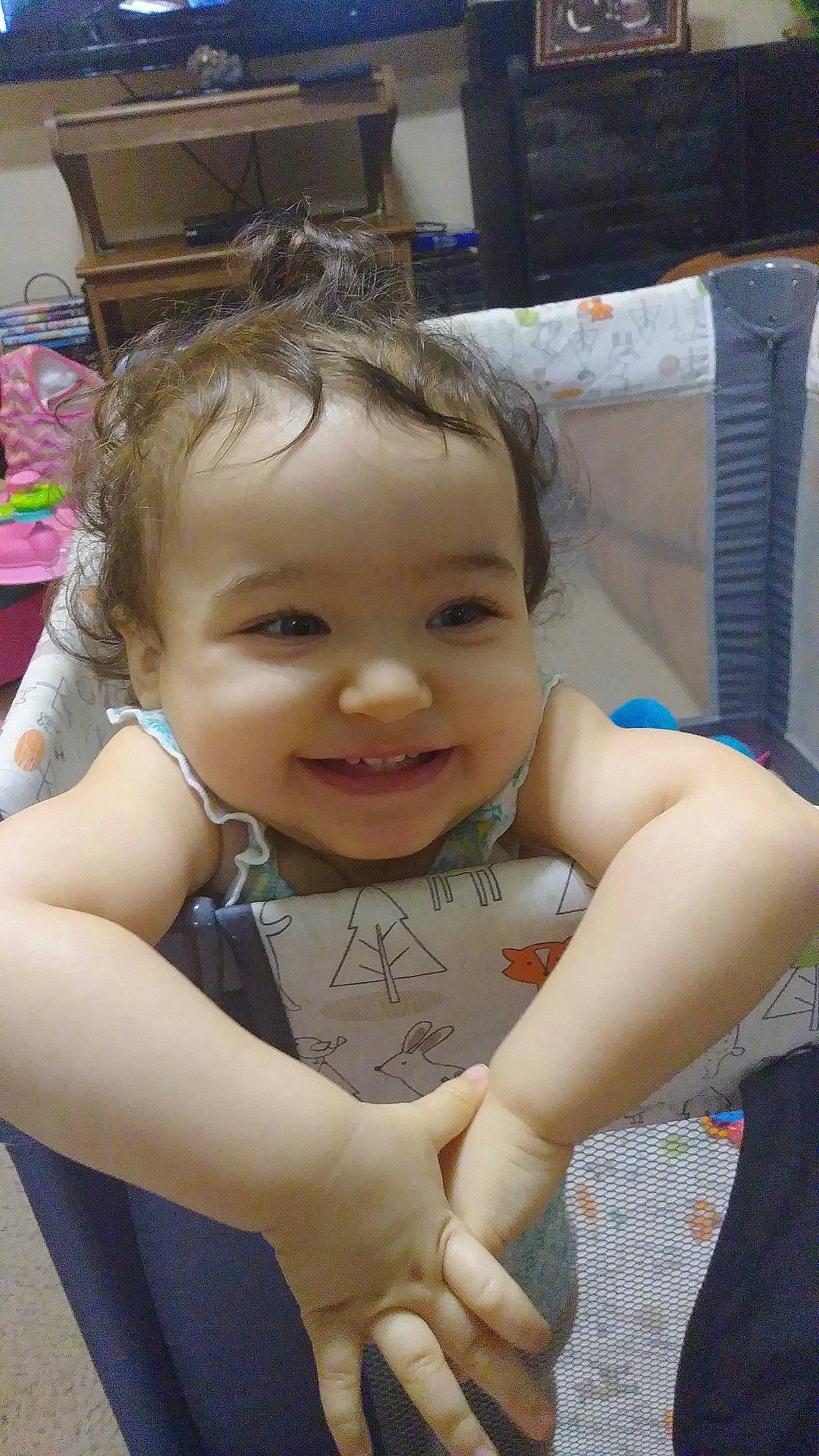 Savannah is registered to the contest to win money with this photo: abdomen, arm, cheek, child, ear, forehead, fun, girl, hairstyle, head, infant, iris, joy, leg, mouth, person, product, skin, smile, toddler