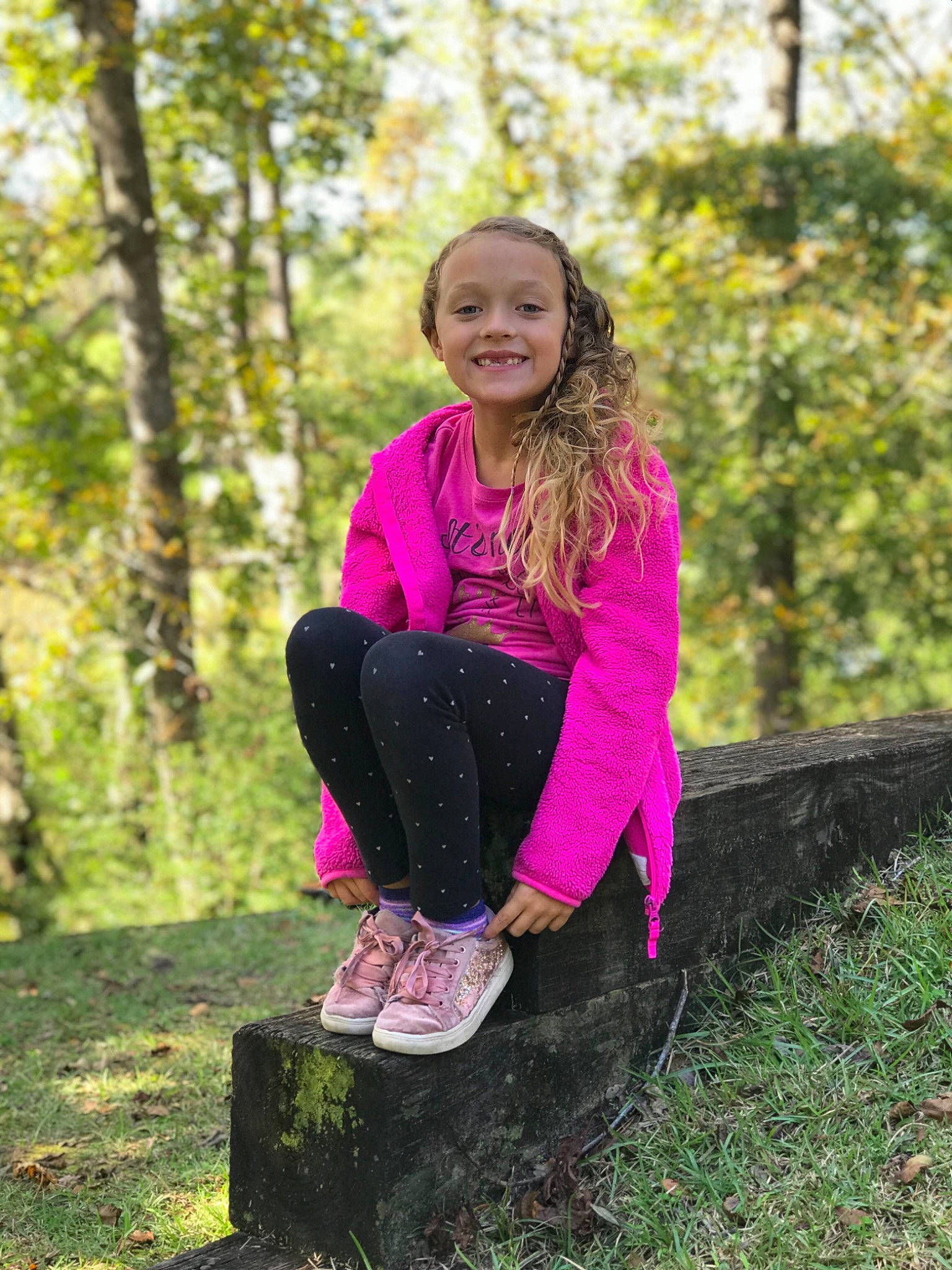 Harmony joined the competition — help win amazing prizes! beauty, forest, grass, green, joy, lady, leaf, magenta, people, people_in_nature, person, photograph, photography, pink, purple, red, sitting, smile, spring, tree