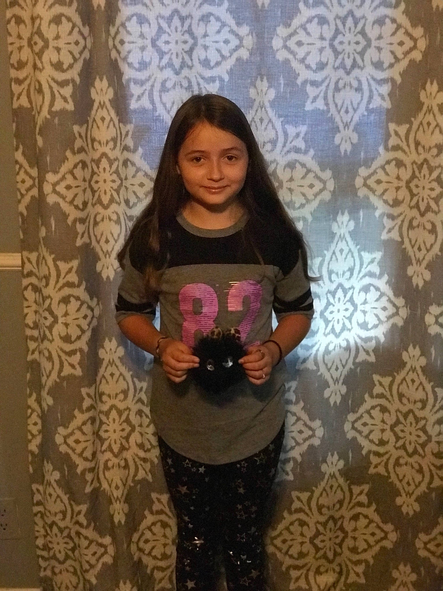 Joy is registered to the contest to win money with this photo: joy, person, selfie, smile, t_shirt