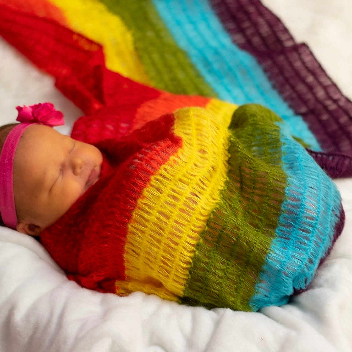 Laynie is registered to the contest to win money with this photo: baby, baby_sleeping, bedtime, blanket, child, crochet, headgear, knit_cap, knitting, nap, sleep, textile, thread, toddler, wool, woolen