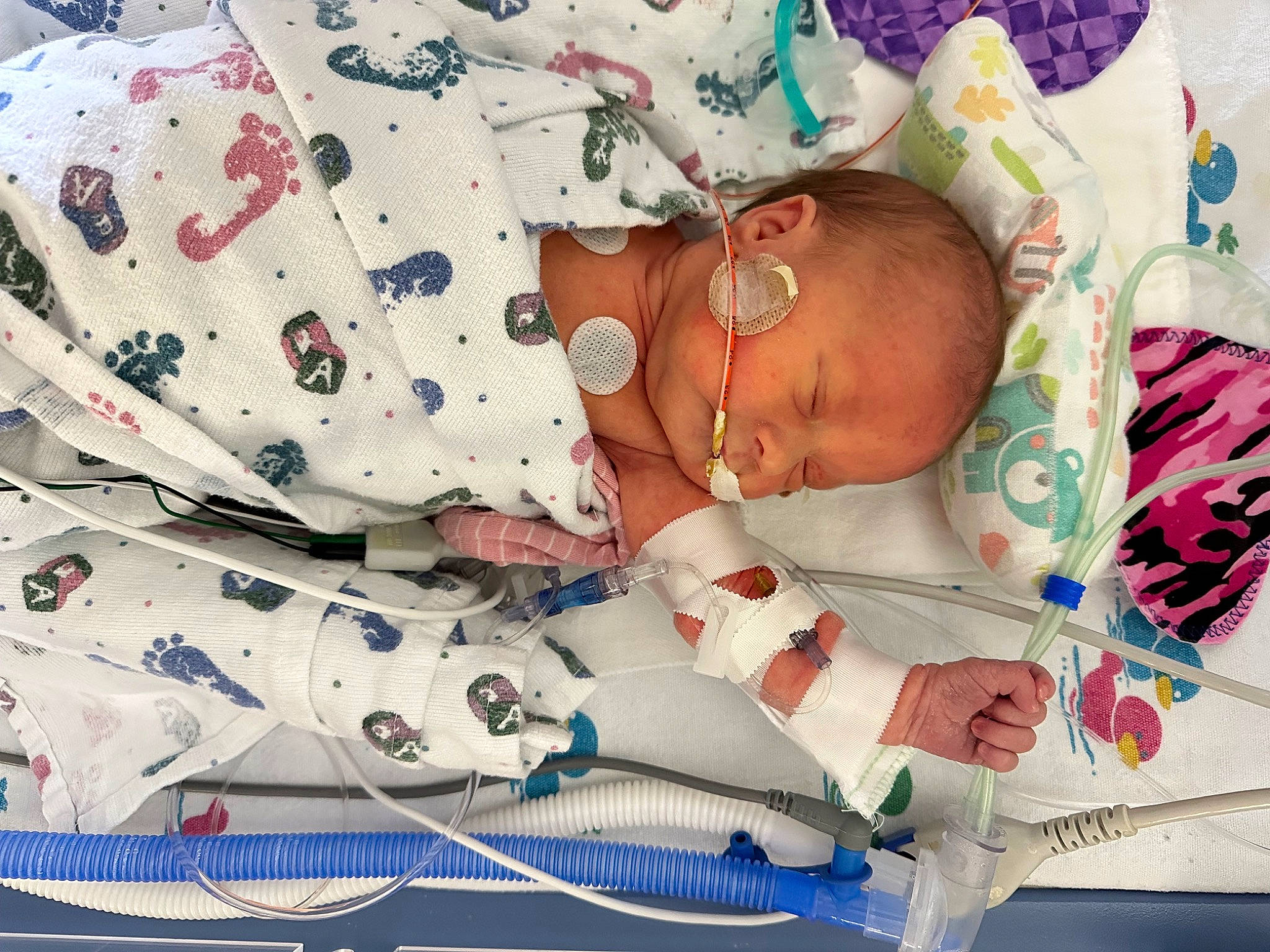 Saylor joined the competition — help win amazing prizes! baby, baby_products, baby_sleeping, baby_toddler_clothing, bedding, bedtime, child, comfort, glasses, hat, linens, nail, nap, pattern, person, room, sleep, sleeve, textile, toddler