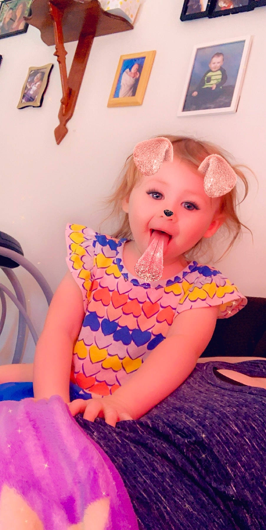 Julia is registered to the contest to win money with this photo: baby, blurred, cheek, child, ear, finger, fun, mouth, nose, person, pink, play, smile, toddler