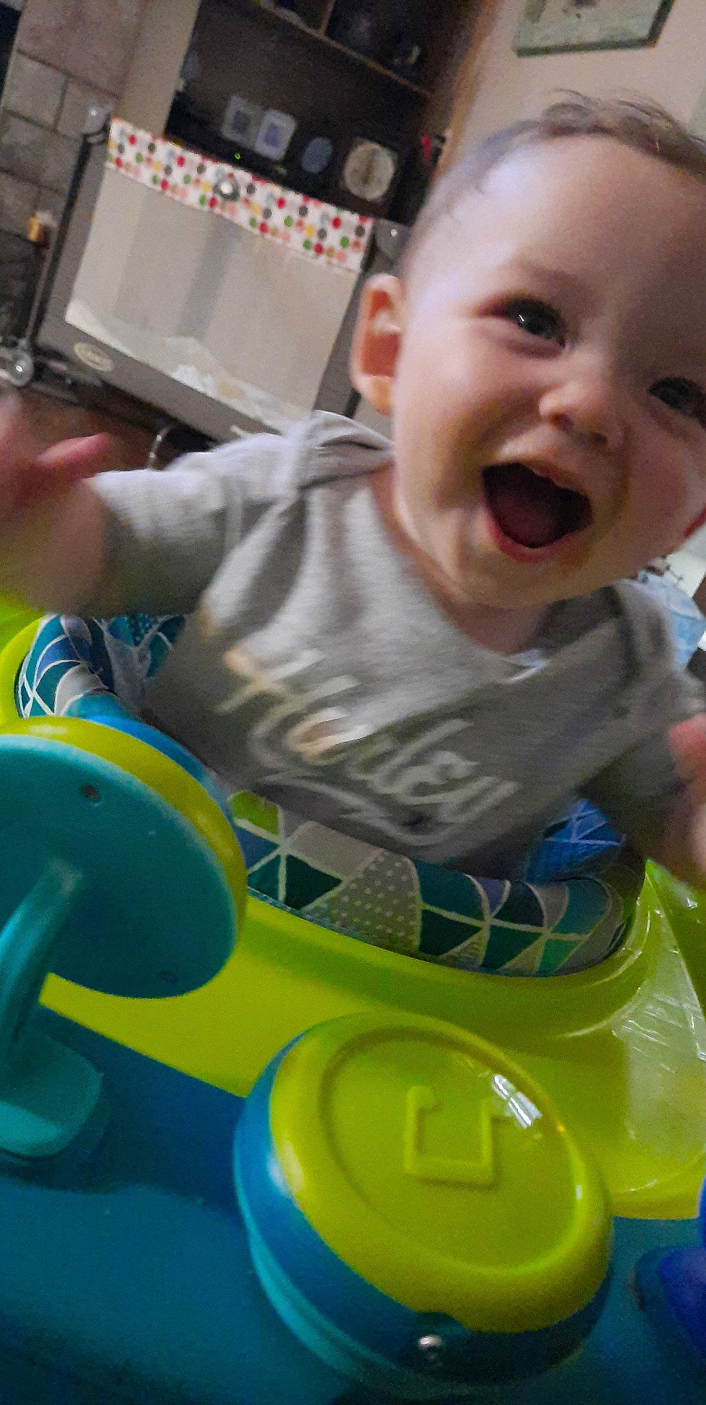 Austyn joined the competition — help win amazing prizes! baby, baby_toys, child, fun, person, play, smile, toddler, toy