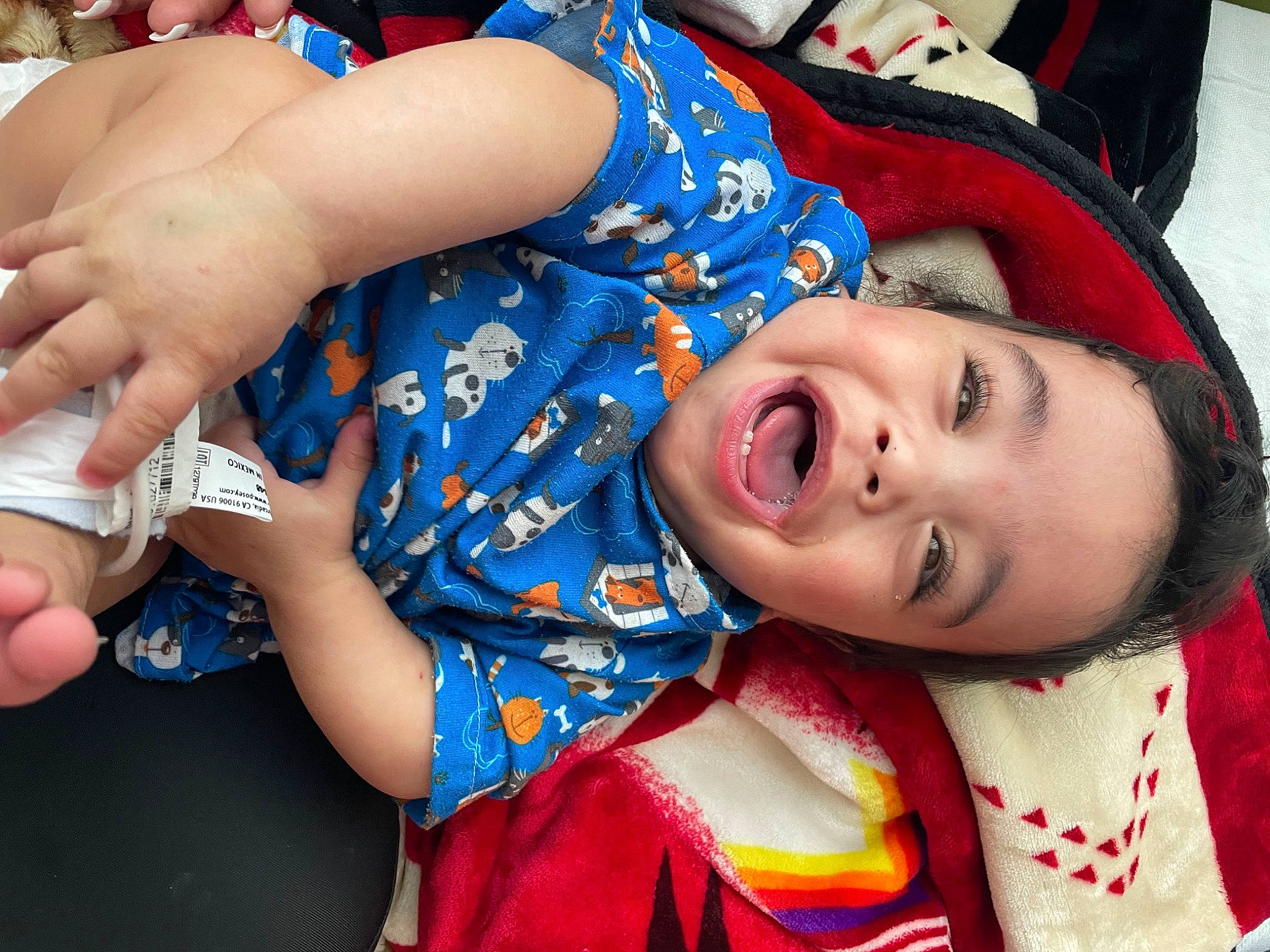 Antonio is registered to the contest to win money with this photo: black_hair, blue, child, cool, electric_blue, event, eye, fun, gesture, hand, happy, leisure, lip, mouth, nail, neck, person, skin, smile, thumb