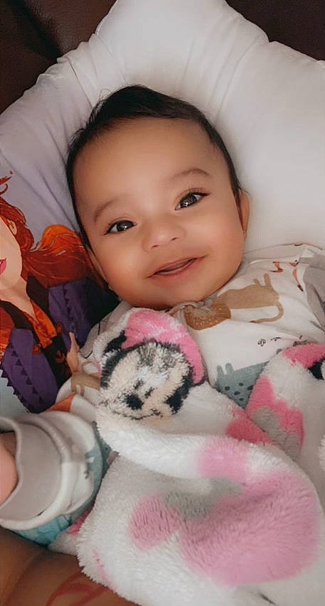 Zacarías is registered to the contest to win money with this photo: baby, baby_products, baby_toddler_clothing, cheek, child, comfort, eyelash, finger, happy, iris, joy, linens, mouth, nose, person, pink, skin, smile, textile, toddler