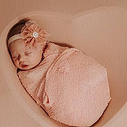 Rose Boatwright is registered to the contest to win money with this photo: baby, blanket, closed_eyes, cozy, face, flower, headband, indoors, infant, newborn, newborn_photography, peaceful, photography, pink, portrait, resting, sleeping, soft_lighting, swaddled, textile