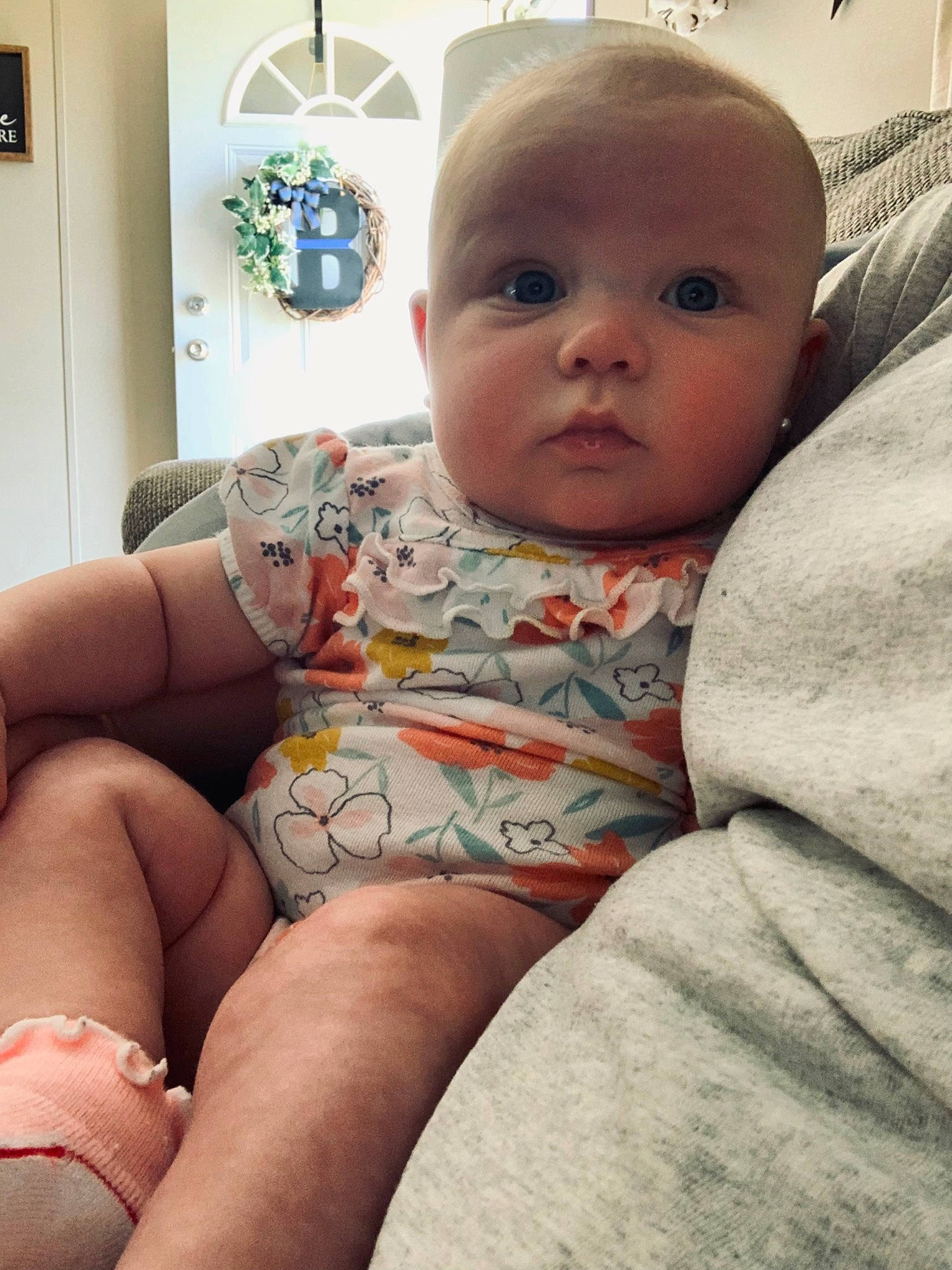 Scarlett joined the competition — help win amazing prizes! arm, baby, cheek, chest, comfort, finger, hairstyle, head, human_body, joint, knee, mouth, muscle, neck, person, shoulder, skin, stomach, thigh, toddler