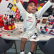 Essen is registered to the contest to win money with this photo: birthdaycake, boy, cake, celebrating, child, clothing, cream, dessert, face, food, footwear, fun, happy, head, male, party, people, person, shoe, shorts