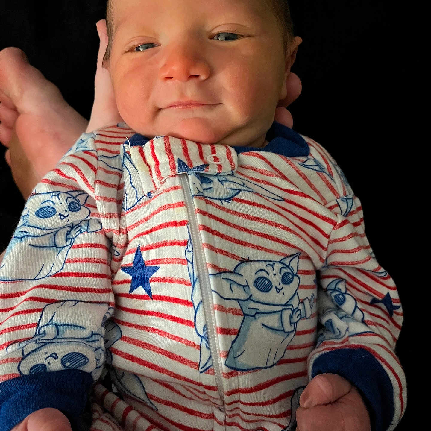 Hunter joined the competition — help win amazing prizes! animal, baby, bodypart, cat, clothing, coat, face, finger, hand, head, hoodie, jacket, knitwear, newborn, pajamas, person, pet, photography, portrait, sweater