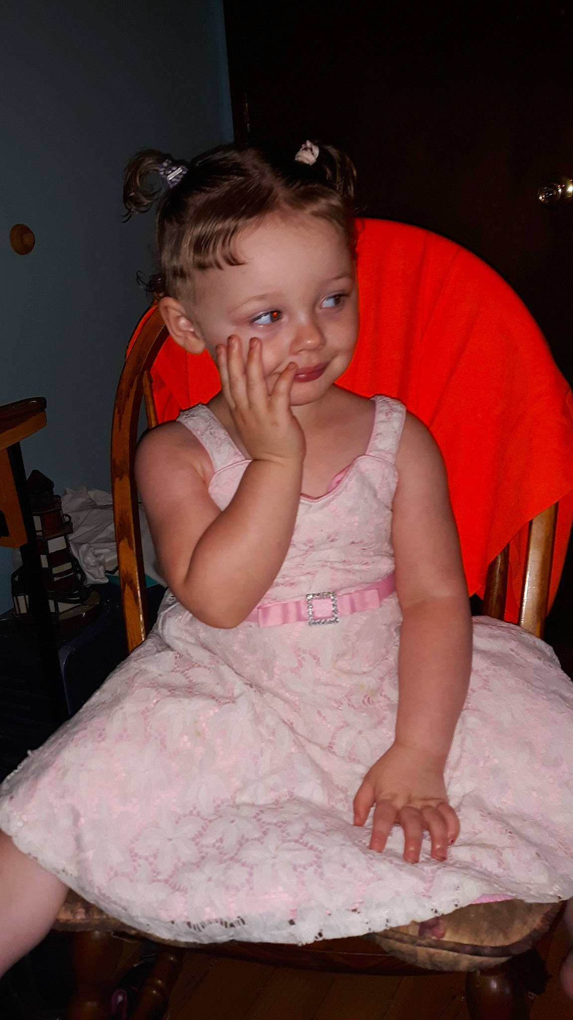 Nevaeh joined the competition — help win amazing prizes! arm, baby, cheek, child, ear, eye, finger, mouth, nose, person, sitting, skin, toddler