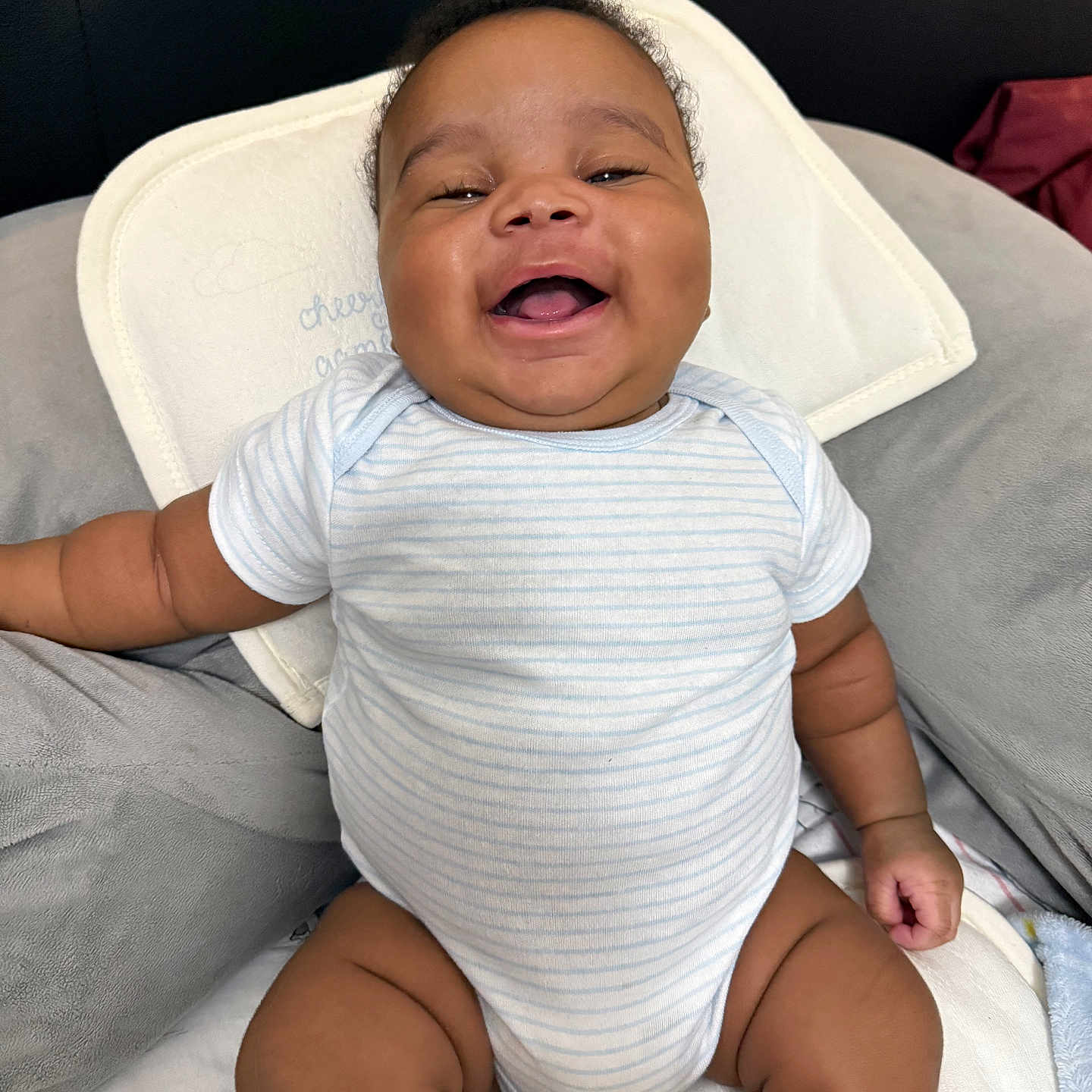 Rollins joined the competition — help win amazing prizes! baby, babylaughing, crying, cushion, face, happy, head, homedecor, laughing, person, photography, portrait, sad, smile