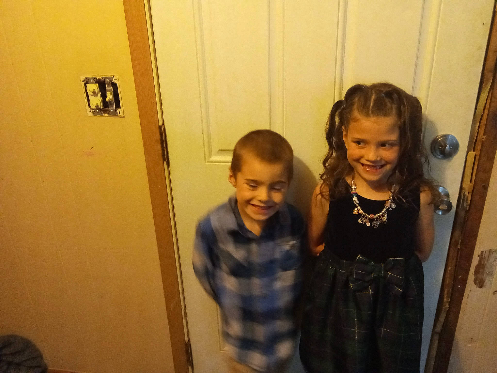 Mckayla joined the competition — help win amazing prizes! child, door, event, flooring, fun, happy, home_door, jewellery, joy, laugh, person, room, sitting, smile, t_shirt, toddler, tree, wood