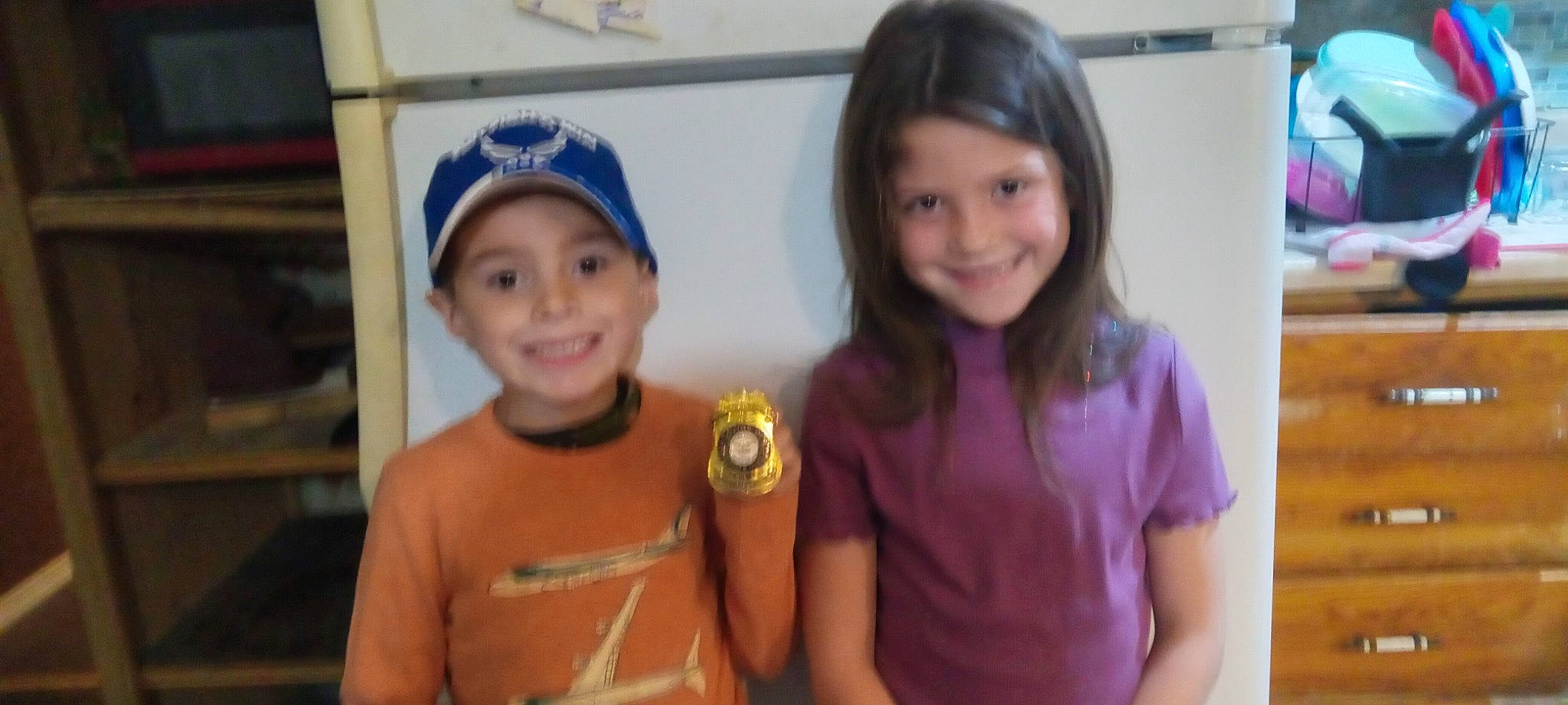 Mckayla joined the competition — help win amazing prizes! baseball_cap, cap, child, event, fun, happy, hat, headwear, jewellery, joy, leisure, magenta, person, recreation, room, skin, smile, t_shirt, toddler, uniform