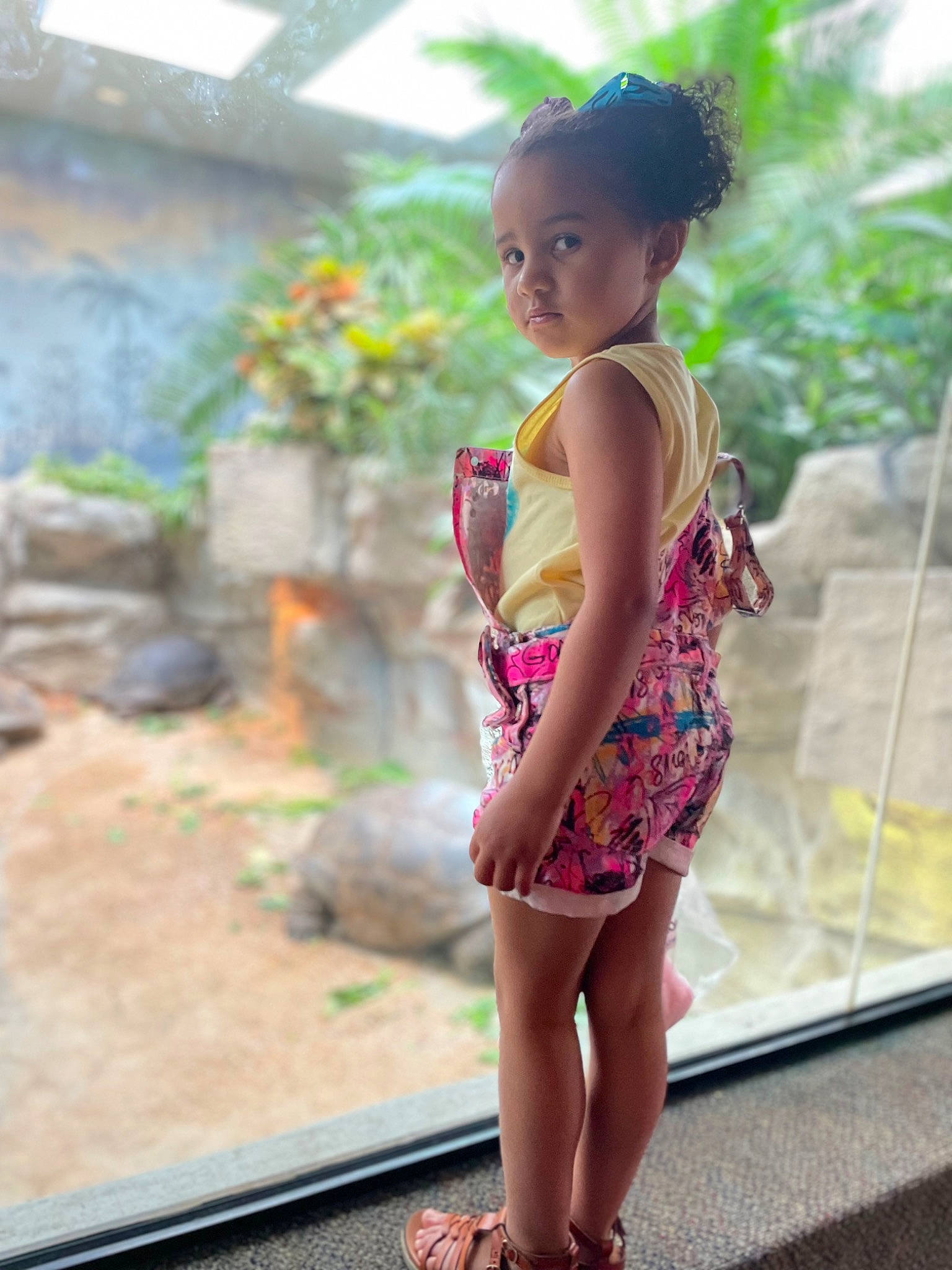 Harmani Lanae joined the competition — help win amazing prizes! black_hair, child, day_dress, dress, fashion_design, hair, happy, human_leg, joint, leisure, long_hair, neck, one_piece_garment, pattern, person, plant, skin, street_fashion, thigh, toddler