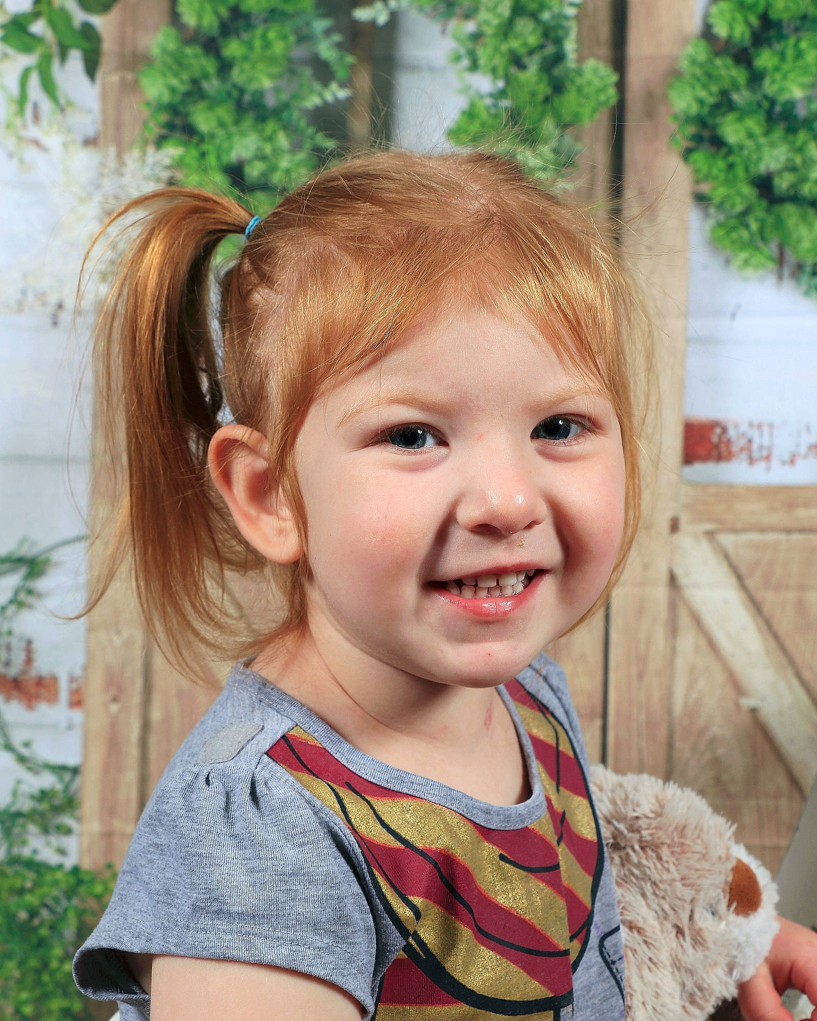 Octavia joined the competition — help win amazing prizes! baby_toddler_clothing, bangs, blond, cheek, child, facial_expression, grass, hairstyle, happy, iris, joy, lip, neck, nose, person, plant, skin, sleeve, smile, summer