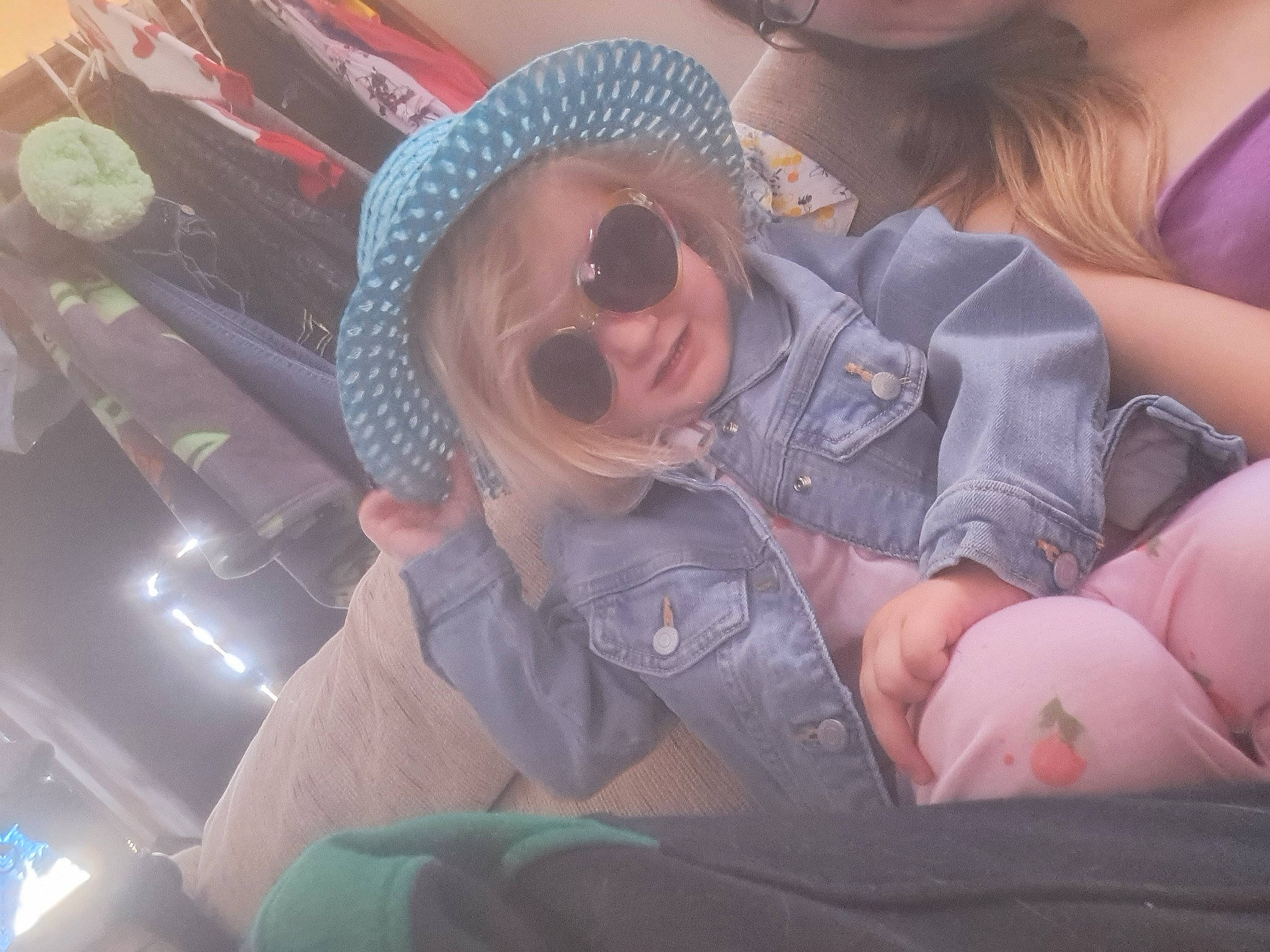 Tylee joined the competition — help win amazing prizes! auto_part, chest, child, comfort, eyewear, fashion_accessory, fun, glasses, goggles, happy, hat, jewellery, leisure, mouth, person, personal_protective_equipment, sitting, sun_hat, sunglasses, tree
