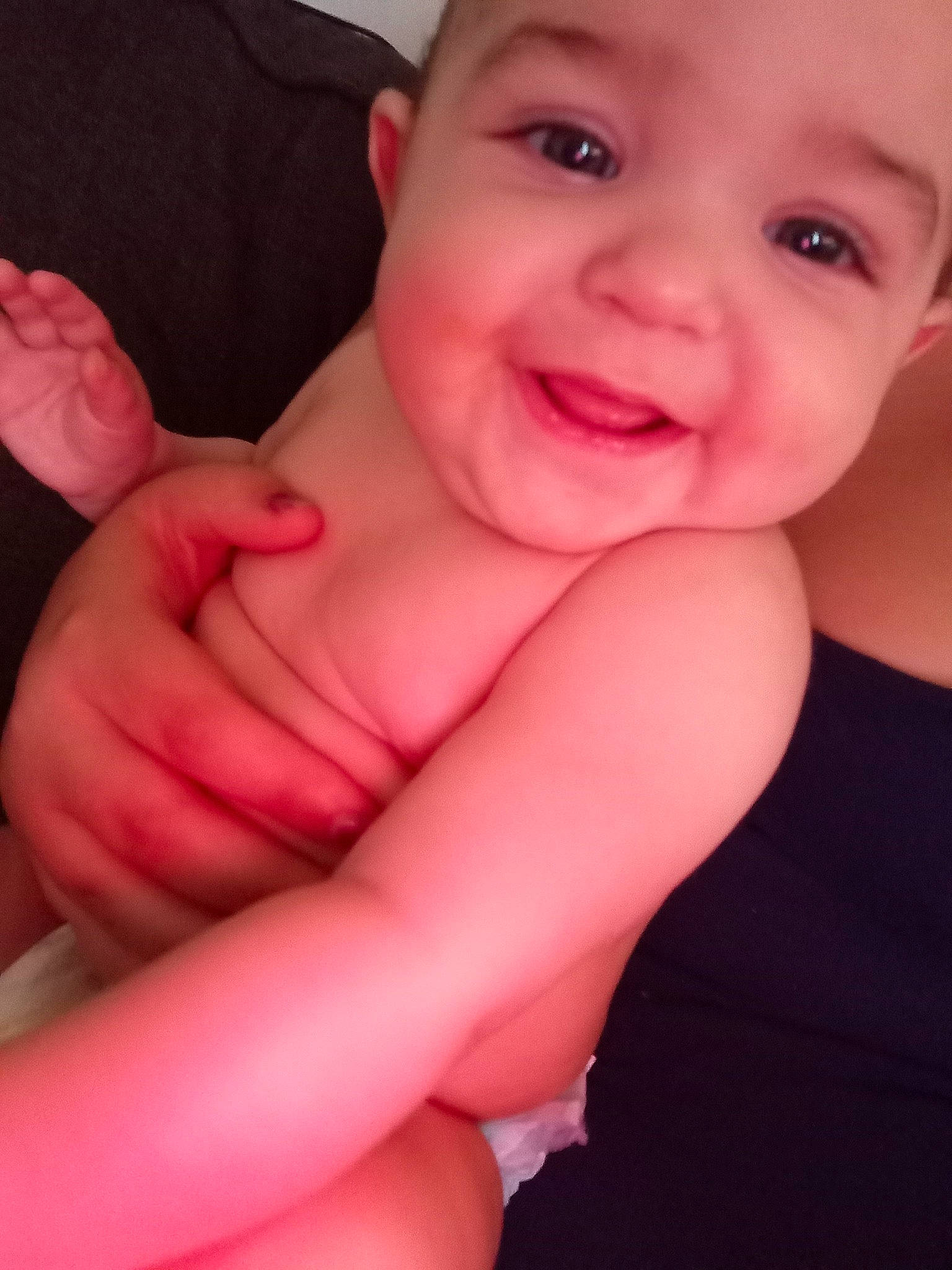 Scarlet joined the competition — help win amazing prizes! arm, baby, beauty, cheek, child, chin, eye, eyebrow, face, facial_expression, finger, hand, head, joy, lip, mouth, nose, person, pink, skin