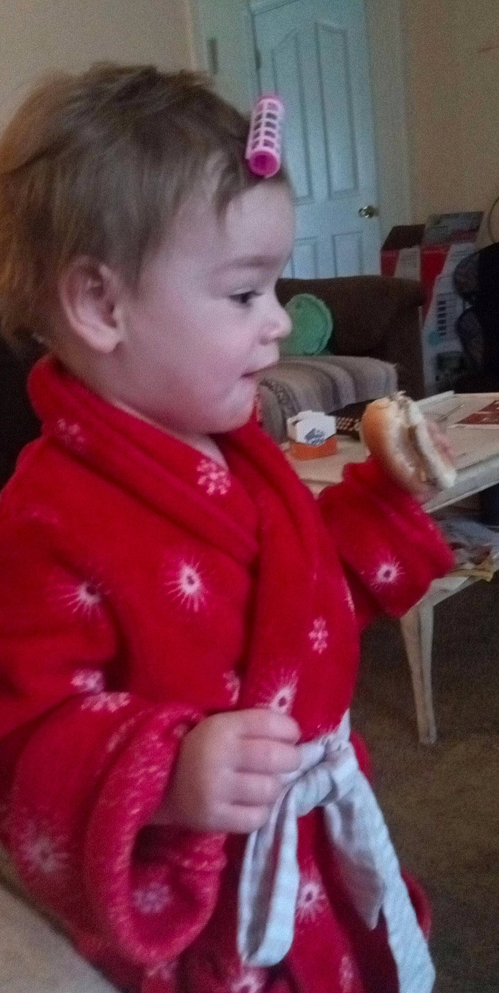 Aria joined the competition — help win amazing prizes! baby, baby_toddler_clothing, chair, cheek, child, chin, ear, event, face, fun, fur, hair, head, nose, person, pink, play, sitting, skin, sleeve