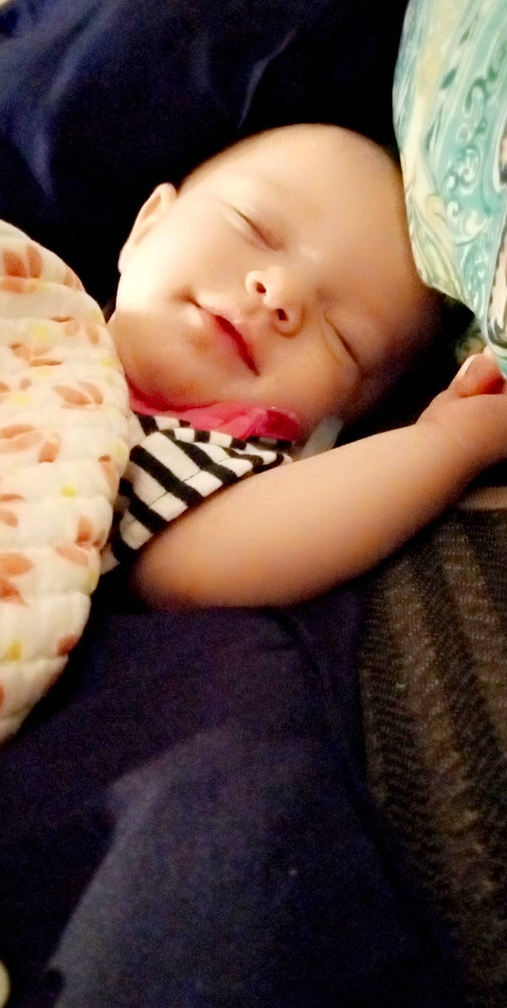 Maci joined the competition — help win amazing prizes! baby, baby_toddler_clothing, bedtime, carmine, child, comfort, flash_photography, gesture, grass, happy, linens, lip, nail, nose, pattern, person, plaid, skin, sleeve, smile