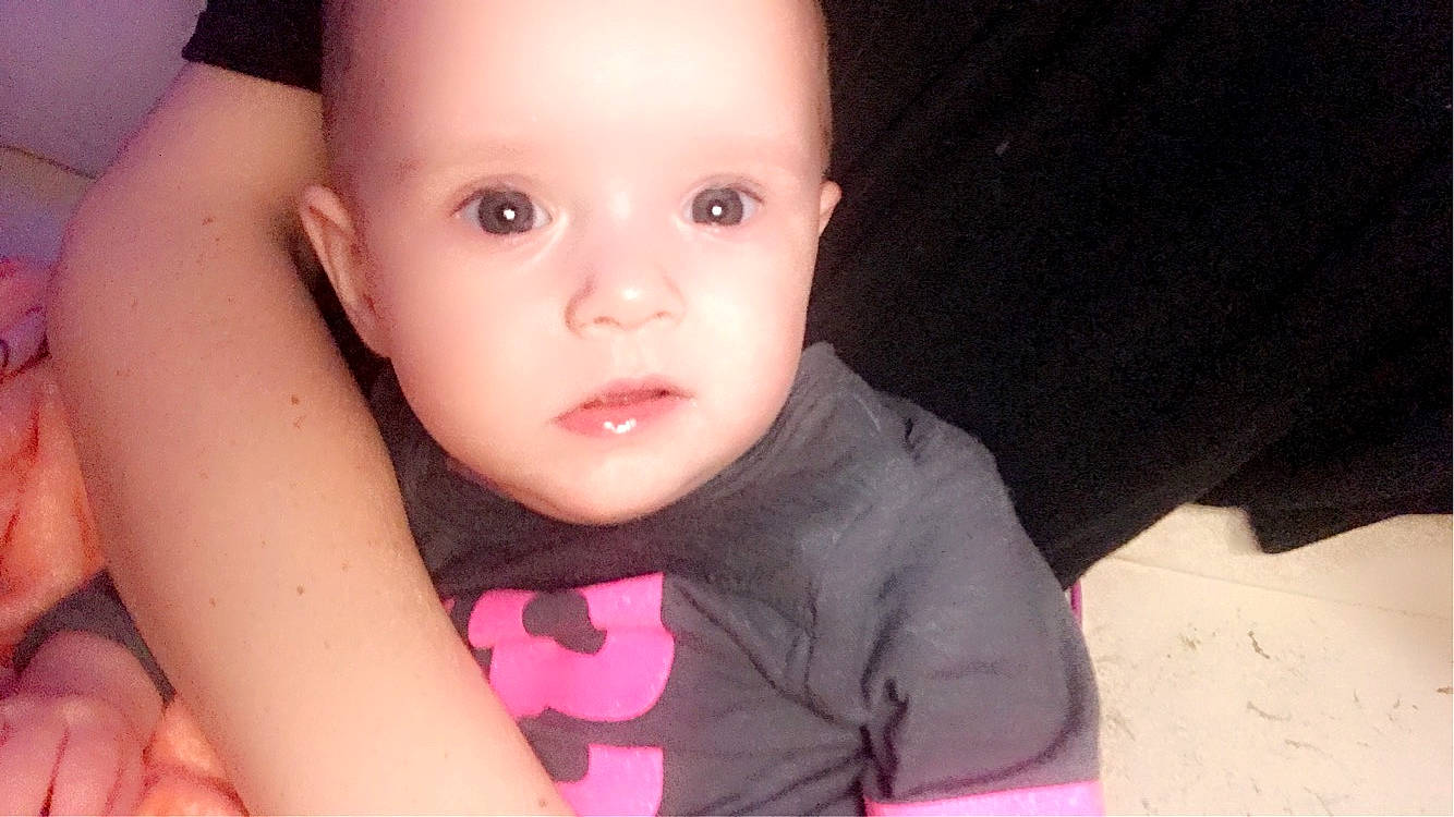 Maci joined the competition — help win amazing prizes! arm, baby, baby_toddler_clothing, cheek, child, ear, eyelash, flash_photography, fun, gesture, happy, headwear, lip, nail, neck, nose, person, pink, skin, sleeve