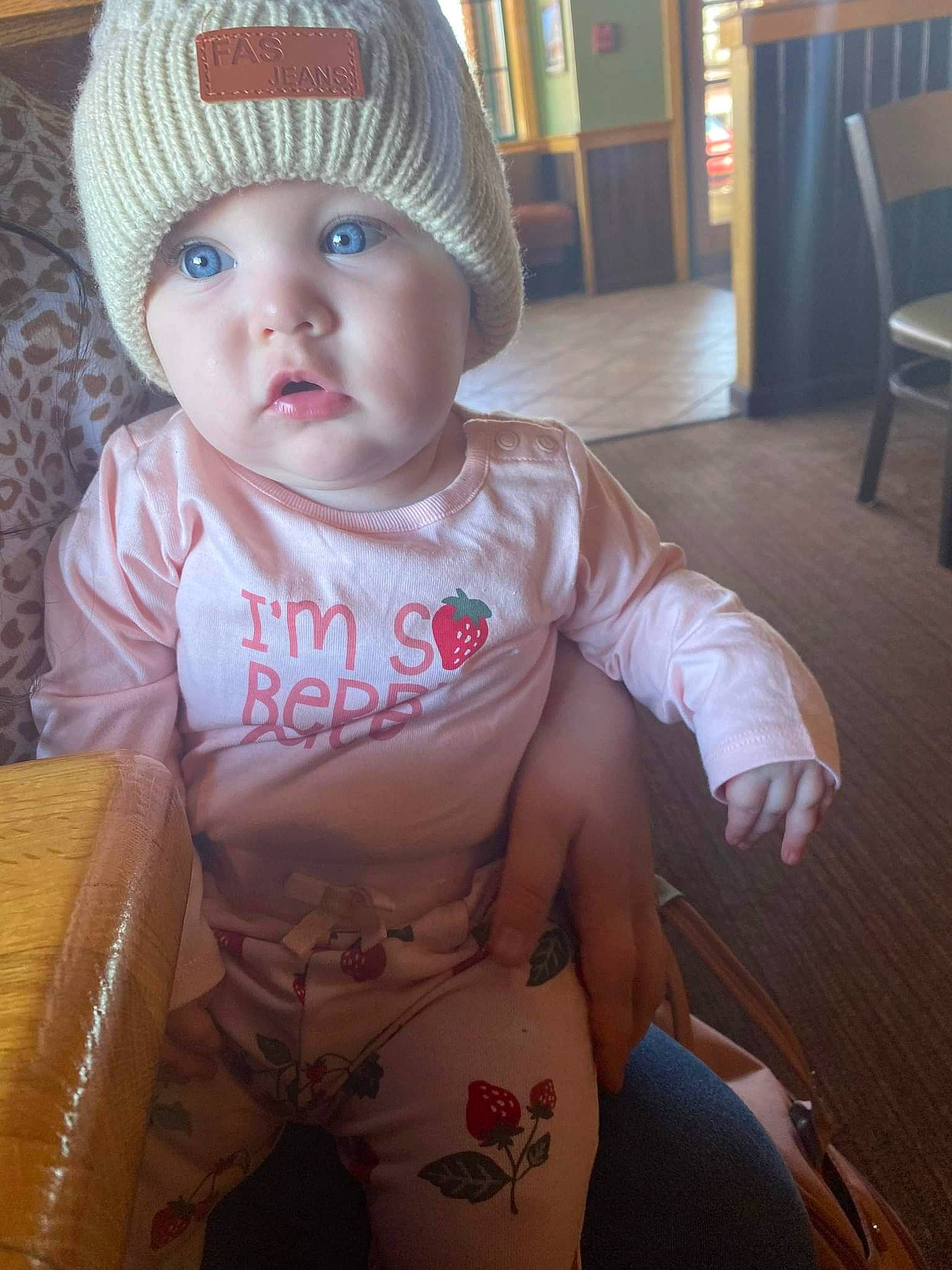 Jordyn joined the competition — help win amazing prizes! baby, baby_toddler_clothing, beauty, cap, cheek, child, chin, cool, eye, eyebrow, hairstyle, head, headwear, human_body, lip, nose, organ, person, skin, sleeve
