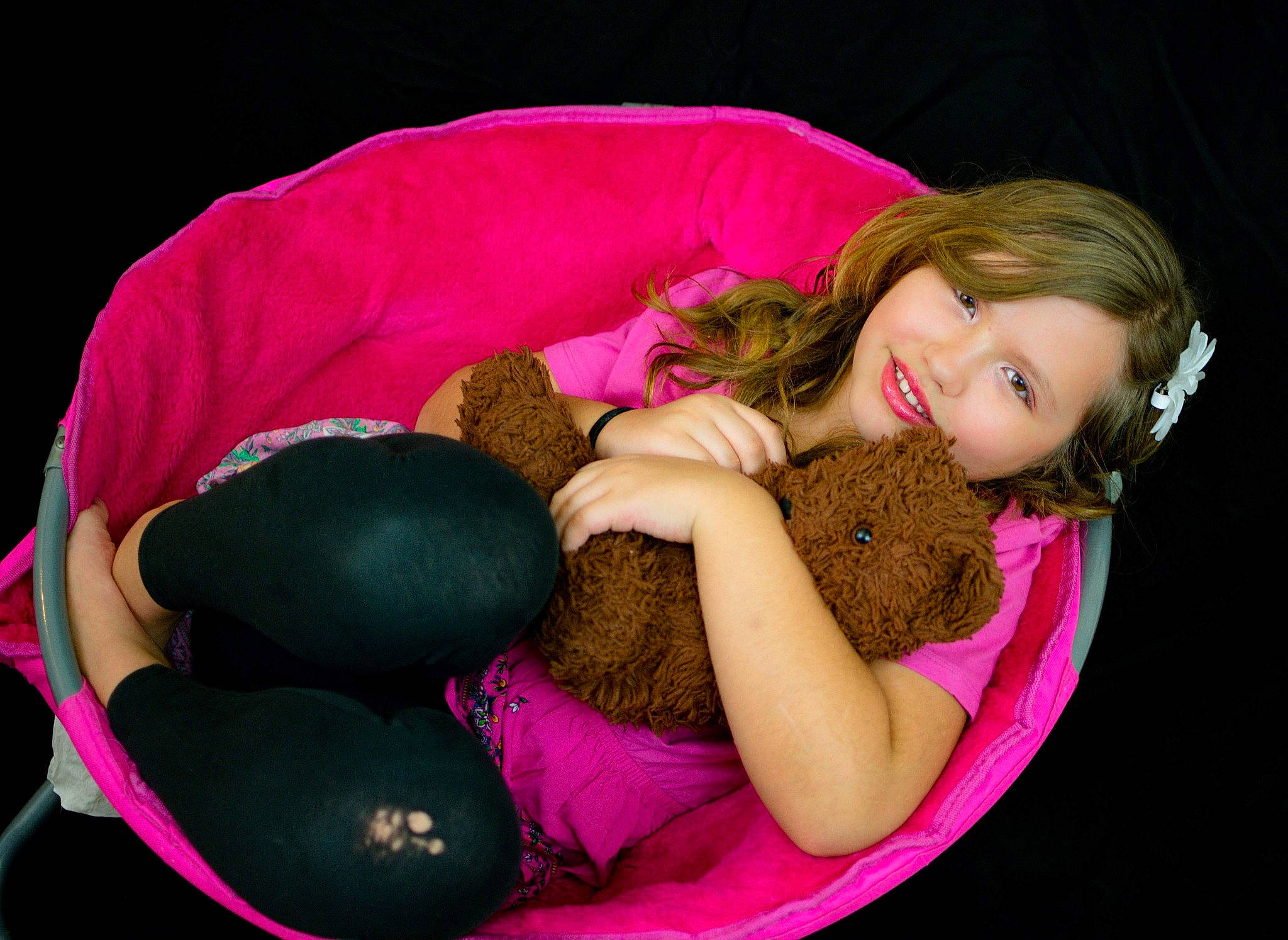 Ava is registered to the contest to win money with this photo: baby, child, comfort, fur, joy, leg, nap, person, photography, pink, sitting, sleep, teddy_bear, toddler