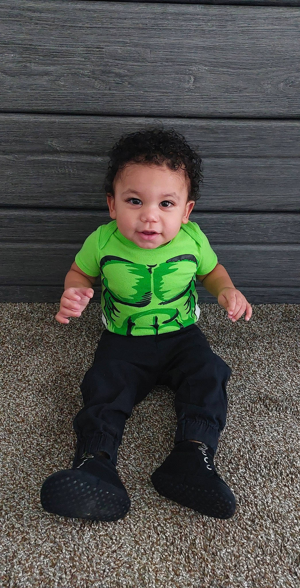 Joaquin joined the competition — help win amazing prizes! asphalt, baby, baby_toddler_clothing, ball, child, eye, face, flash_photography, grass, happy, human_body, people_in_nature, person, play, sitting, sleeve, smile, soil, t_shirt, toddler