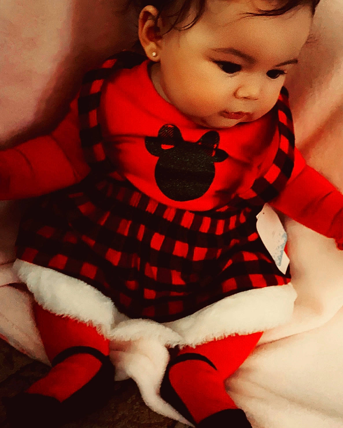 Alizee joined the competition — help win amazing prizes! baby, baby_products, baby_toddler_clothing, carmine, cheek, day_dress, dress, embellishment, one_piece_garment, pattern, person, polka_dot, skin, sock, toddler