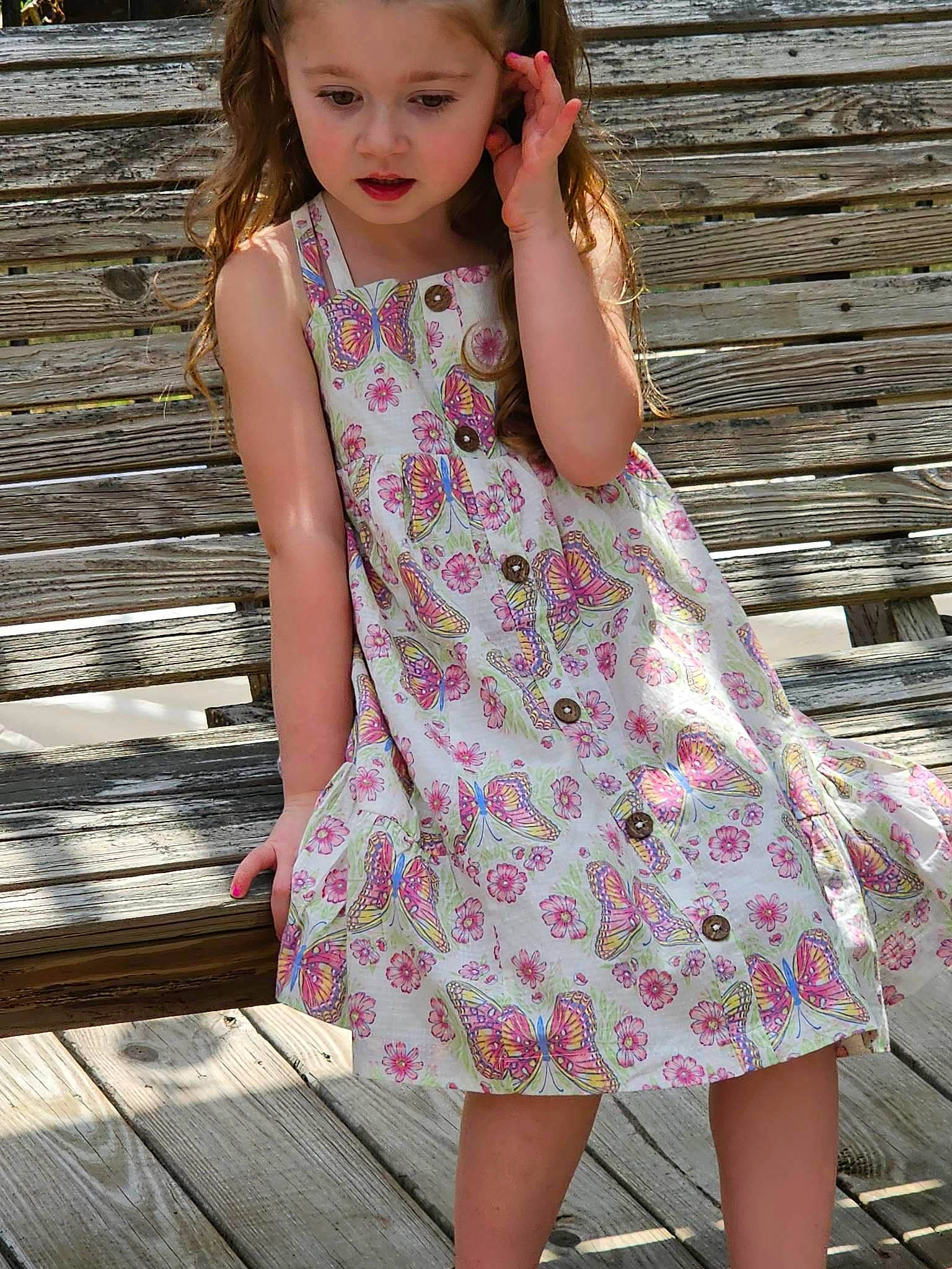 Raleigh joined the competition — help win amazing prizes! day_dress, dress, human_body, joint, leg, neck, one_piece_garment, people_in_nature, person, photograph, pink, purple, shoulder, skin, sleeve, standing, summer, thigh, waist, white