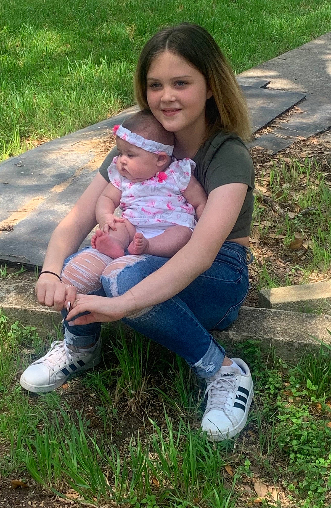 Aleecia joined the competition — help win amazing prizes! botany, child, eye, face, footwear, fun, grass, grass_family, grassland, happy, headwear, joy, lawn, leg, leisure, people_in_nature, person, plant, recreation, shoe