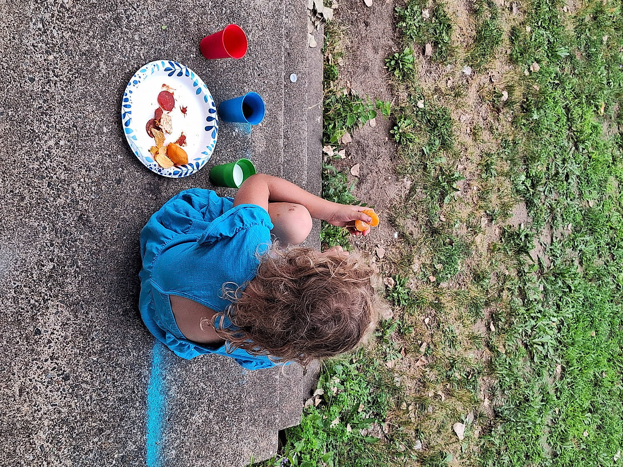 Athena joined the competition — help win amazing prizes! asphalt, child, concrete, electric_blue, fun, grass, groundcover, leisure, people_in_nature, person, plant, play, recreation, sand, shadow, soil, t_shirt, toddler